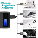 Mains Battery Charger For Sony Alpha A6700 / ILCE-6700 Digital Camera