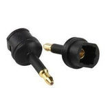 Optical TosLink to 3.5mm Mini Stereo Jack Adapter – Digital Audio Plug Converter