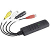 VHS VCR to Digital Converter - USB Video Audio Capture Card RCA - Compatible with Windows 7 / 8 / 10 / 11