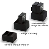 Twin Battery Charger For GoPro AHDBT-201 / AHDBT-301 Battery