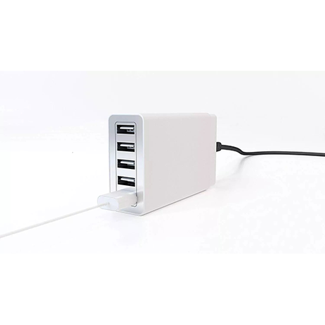 5 Port Kaizen USB Wall Charger White