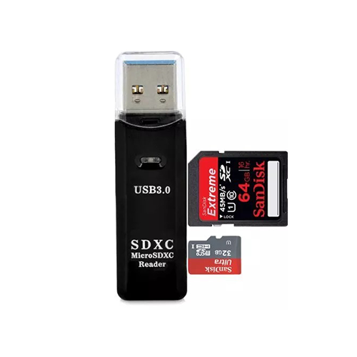 Memory Card Reader and Writer - SDXC / SD / MMC / RS-MMC / SD-HC / Micro SD / Mini SD Compatible