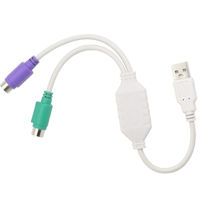 USB to Dual PS2 Converter Adapter Cable for Keyboard And Mouse