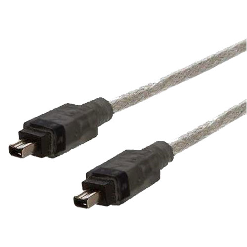 Firewire Cable For Sony DCR-PC109, DCR-PC109E Handycam Camcorder - 4 To 4 Pin ILINK / DV / IEEE 1394