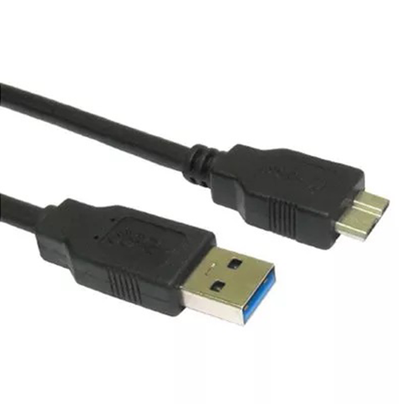 USB Cable For Transcend StoreJet 25M3, 25M3S, 25M3C Portable HDD