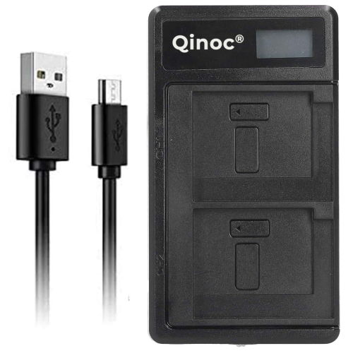 Dual Battery USB Charger For Canon ZR800 Handycam Camcorder