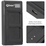 Dual Battery USB Charger For Sony Alpha ILCE-QX1, ILCE-QX1L Digital Camera