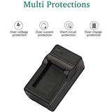 Travel Battery Charger For Canon IXUS 50 Digital Camera - UK / USA / EU Plug And Car Adapter Included