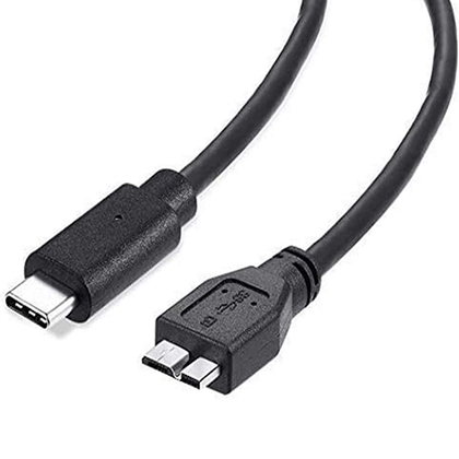 Type C To Micro-B USB Cable For Canon EOS 5DS, 5DSR  DSLR Camera