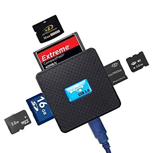 All in One SD Card Reader - SD / SDHC / SDXC / Micro SD Card Compatible