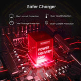 USB C Charger with USB Cable For Huawei Nova 2 (PIC-AL00), Nova 2 Dual SIM (PIC-TL00) Mobile Phone