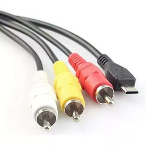 TV Cable For Samsung WB800F Digital Camera - AV / Audio Video Lead