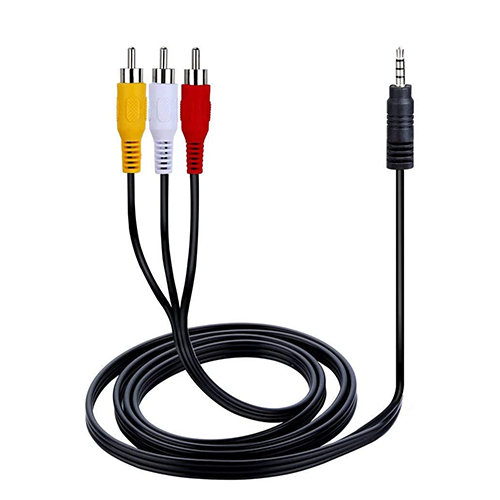 TV Cable for JVC GZ-MG30 HandyCam Camcorder - AV / Audio Video Lead