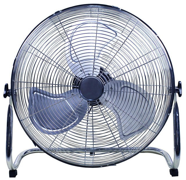 18" High Velocity Chrome Floor Fan