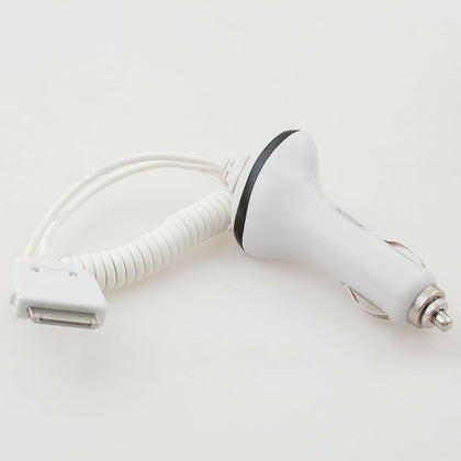 Car Cigarette Lighter Socket Charger With Coiled Cable For Apple iPod Touch 4